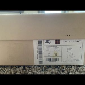 Burberry snake skin heels